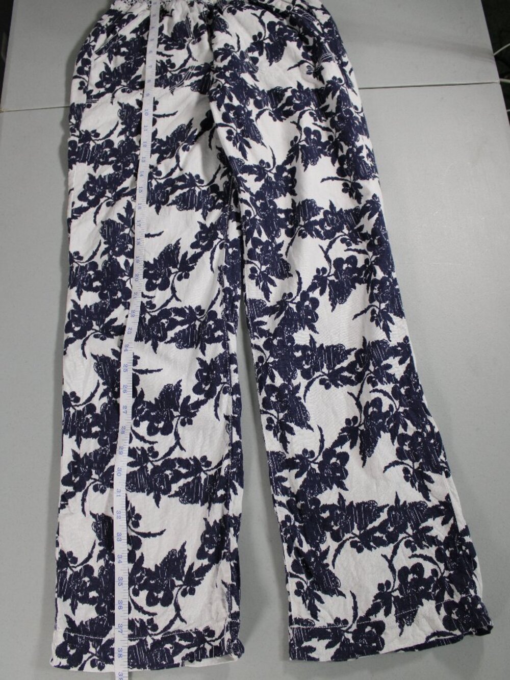 Bob Timberlake Womens Elastic Waist Floral Beach Lounge Pants with Pockets - Picture 8 of 15